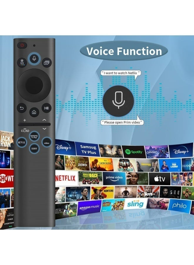 فليفيو جهاز تحكم عن بعد عالمي يعمل بالطاقة الشمسية لأجهزة تلفزيون سامسونج الذكية، توجيه الأوامر الصوتية، جهاز تحكم عن بعد صوتي يعمل بالطاقة الشمسية - Image 5